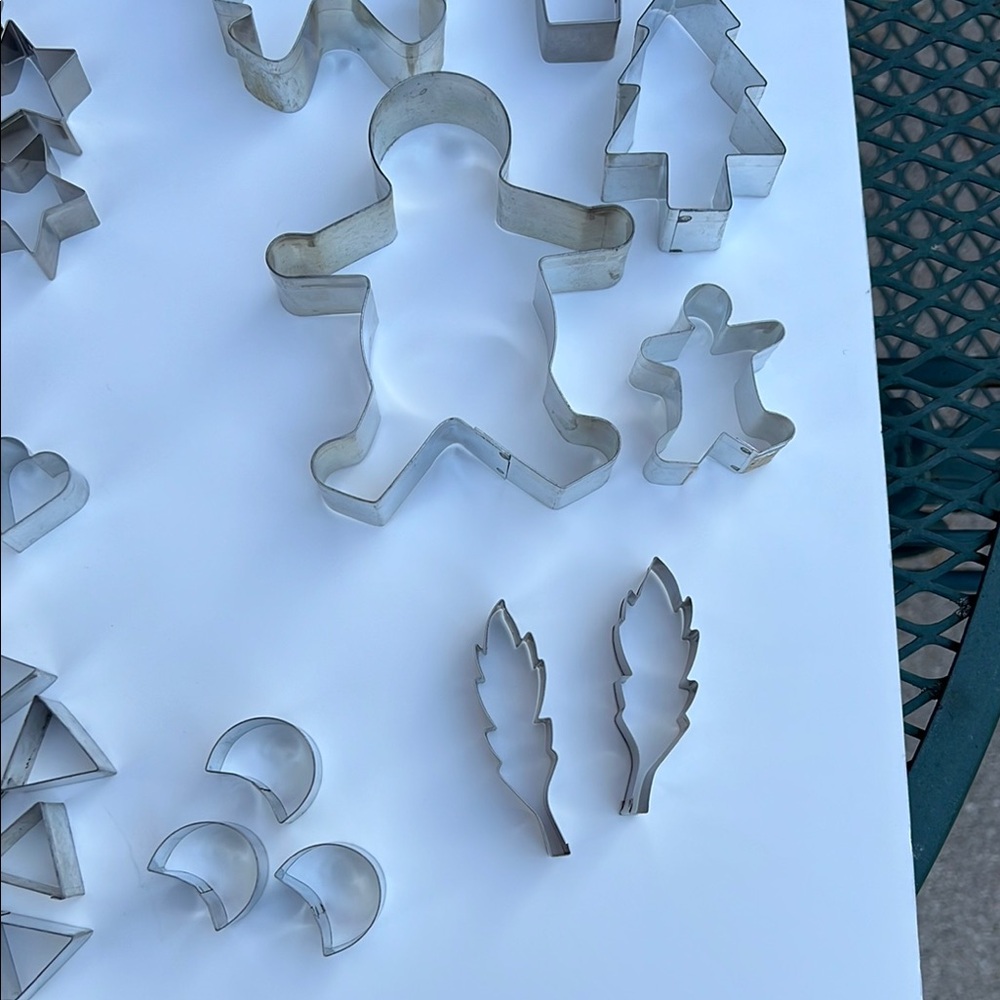 Source Unknown Silver Cookie Cutter Set - Picture 6 of 8
